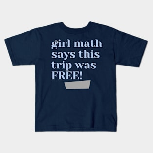 Girl Math Kids T-Shirt